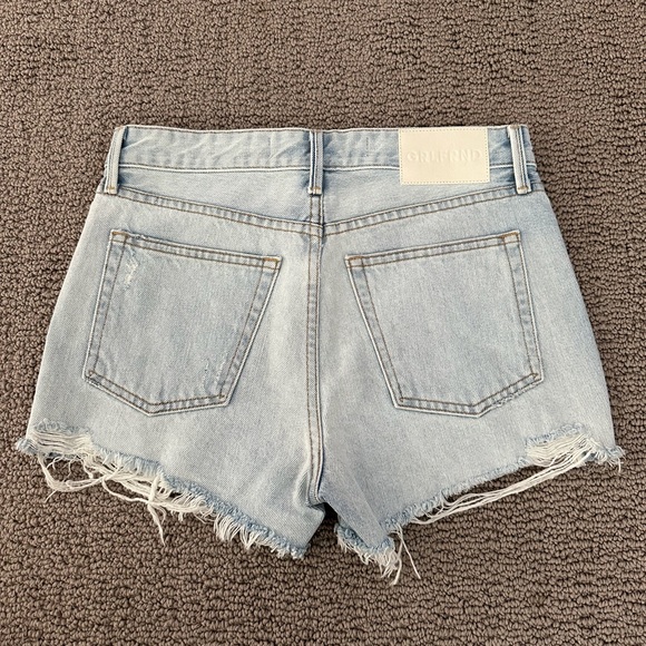NWOT GRLFRND Helena High Rise Cut Off Short 24 - Picture 6 of 9